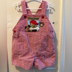 Goodlad Gingham Baseball Shortalls